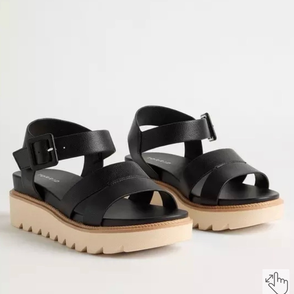 Two-Strap Flatform Sandal (WW)